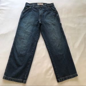 Timberland 100% Soft Cotton Ragged Relaxed Jeans